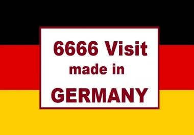send 6666 human ORGANIC Germany Google Analytic visits Traffic