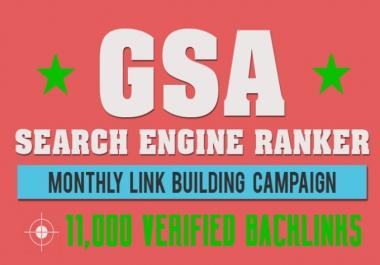 I will Make 11,000 POWERFUL Backlinks using SEnuke XCR and GSA SER