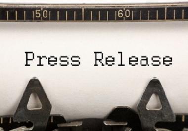 I Will Write a Compelling Press Release,  Distribute To Top 20 Sites