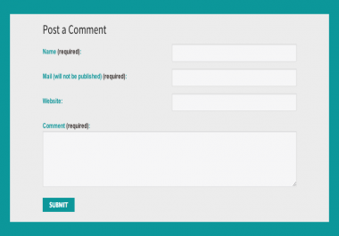 10 Blog comments on your own blog