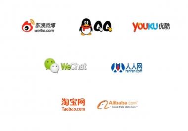 set up and manage Weibo or other Chinese social media account for you