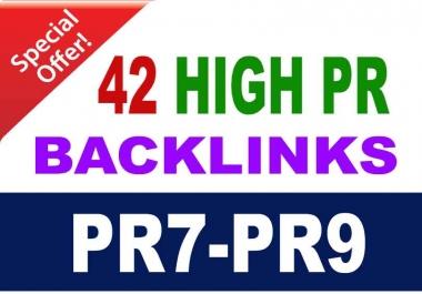 Create 42 Dofollow Powerful Backlinks from PR7-9