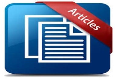 2 high quality & effective articles containing 500 words for your website