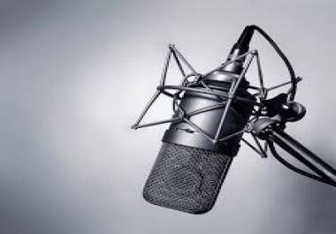 Voiceover in Hindi/English For CHEAP