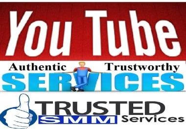 Organic YouTube promotion with HQ profile audience