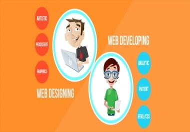 I can do some Web Designing & web Developing work for you