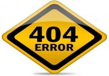 Customize 404 Page design