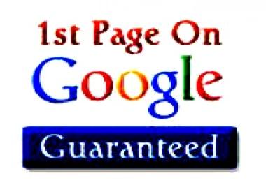 GUARANTEED GOOGLE 1st PAGE RANKING ONLY WITH BLASTER SEO PACKAGE + BENEFITS