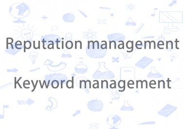 Keyword Managment for 1 mounth