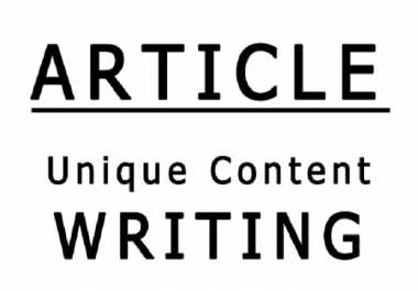 I Will write TWO 95+ persent unique articles of 4 to 500 words on any niche