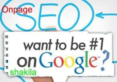 fix clear all onpage SEO errors on your site or blog