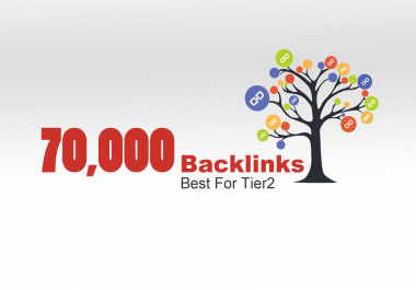 70,000 backlinks,  best for tier2