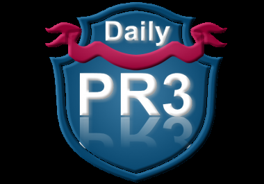 Daily Manual Drip Feed Penguin Safe 10 Actual PR3 + Google Dominating Backlinks For 30 days only