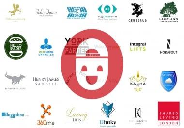 Design a Professional,  Clean,  Modern Logo Design with Unlimited Revisions