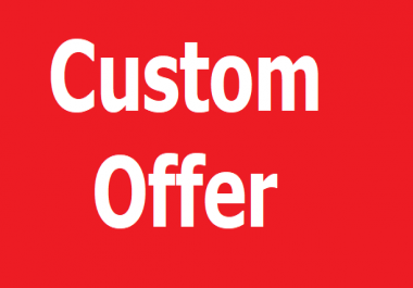 Custom Service For my SEO Client