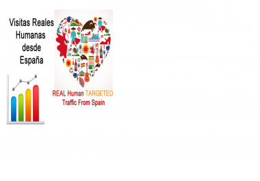 give real human traffic directed from Spain