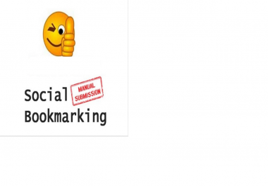 submit your site or blog MANUALLY to 20 Social Bookmarking sites PR4 to PR8