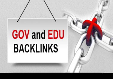 I will manually build 60 high quality edu and gov seo backlinks