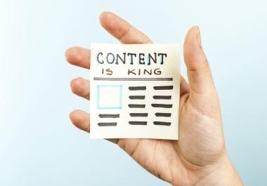 Supreme Quality 750 Word Content