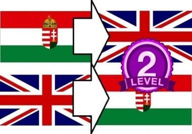 Professional English to Hungarian translation English to Hungarian and vica versa