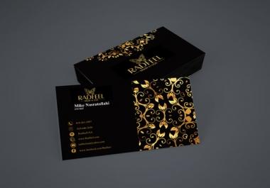 I will design Business card, Logo, Cover, Banner and Header