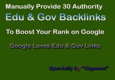 Manually 15 Edu Profile Links DA50-100 to Rank First On Google