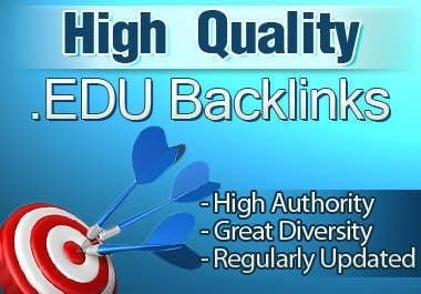 Manually I will create 50 PR5/9 Contextual Edu Backlinks