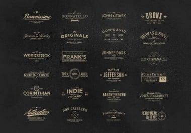 deliver more than 1000 Logo & Badge Type Vintage T-Shirt Templates