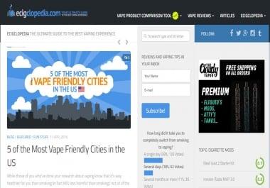 I will post your Guest post on my Vaping website