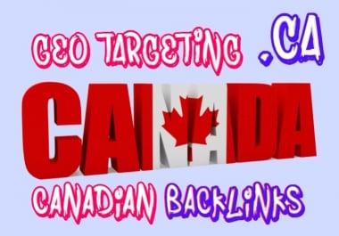 create 150 backlinks on canadian CA blog domains
