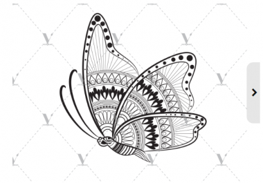 vector drawing zentangle Adult coloring book illustration