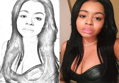 draw in black and white amazing style