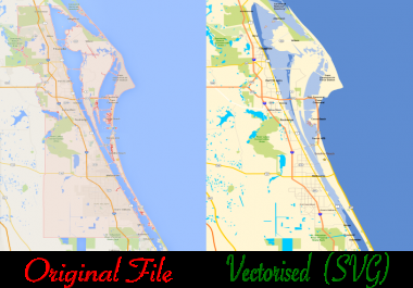 Vetorise Complex Map