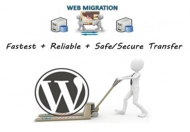 I will migrate Wordpress Website