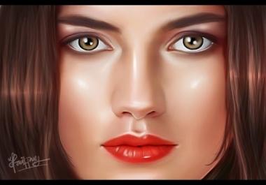 I will make your photos into digital oil painting gift