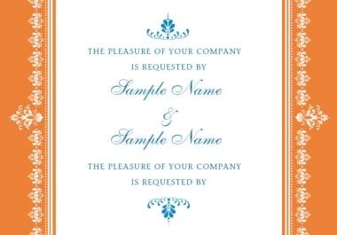create the most Elegant Wedding Invitation