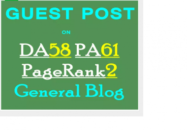 guest post on my TOP DA58 General blog