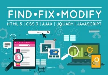 I will fix your html and css issues