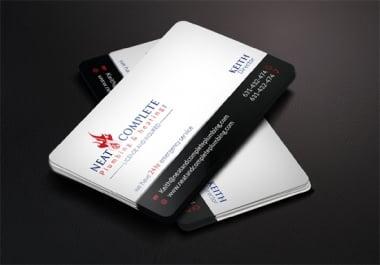 I will Design TWO professional Business Card