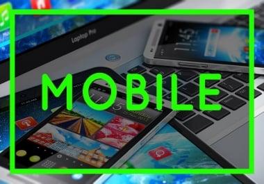 Unlimited Genuine IOS and Android Mobile Traffic 30 Days