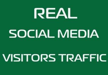 50000 Real Social Media Visitors Traffic to Website