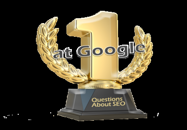 Your web 1st in Google