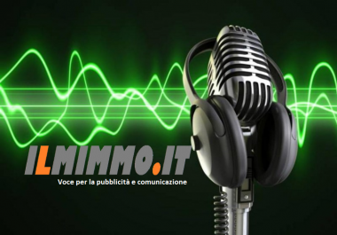 Speaker Voce italiana maschile Male Italy Voiceover Fast - Veloce