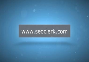 Make Amazing video intro animations For Logo and web address