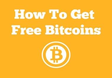 teach you How to Get Free Bitcoins Without Mining In 2020