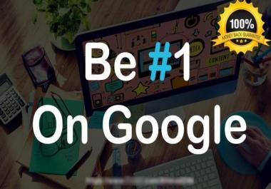 Rank Website First Page of Google