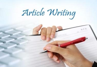 Research and write a 500 word article