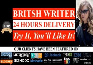 Write You An Excellent 500 Word Blog Post With SEO Smart