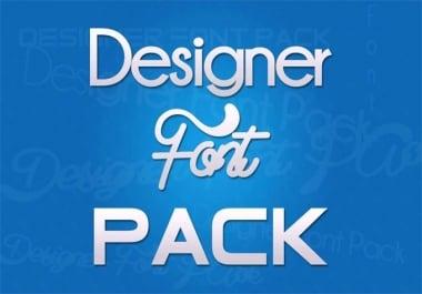 provide you over 15000 beautiful fonts 2000 fonts bonus free