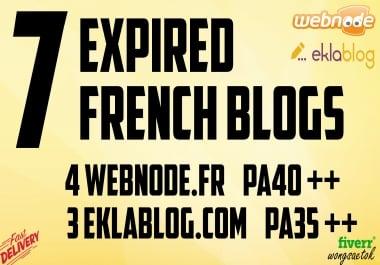 Find and Register Expired French Blog Webnode Eklablog Pa40